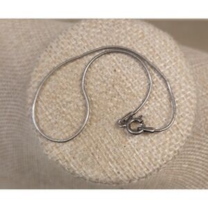 Vintage Italian Sterling Silver Snake Braid Bracelet 7"